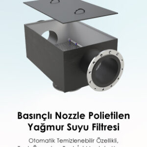 YFAK PE 0154N Basınçlı Nozzle Yağmur Suyu Filtresi